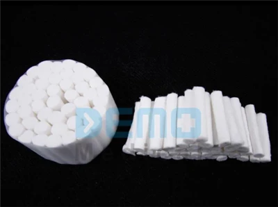 Gulungan Katun CE ISO 50 pcs Gulungan Katun Gigi dengan Daya Serap Tinggi
